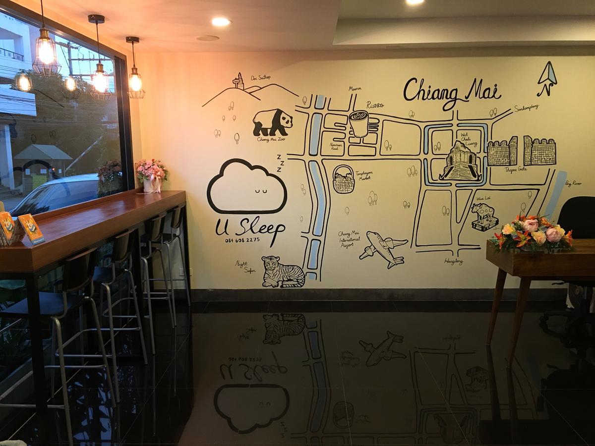 U Sleep Chiangmai Hotell Chiang Mai Exteriör bild