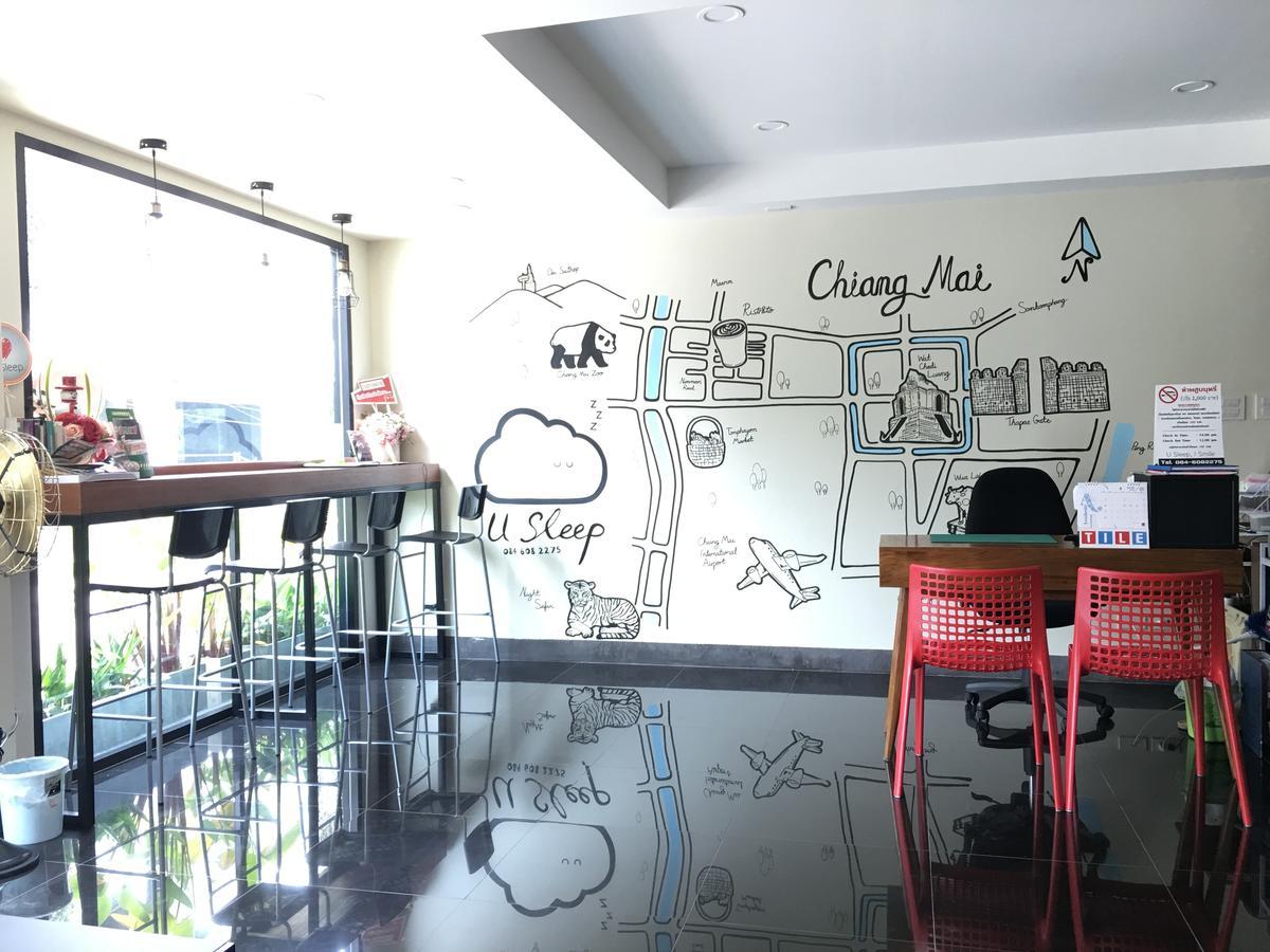 U Sleep Chiangmai Hotell Chiang Mai Exteriör bild